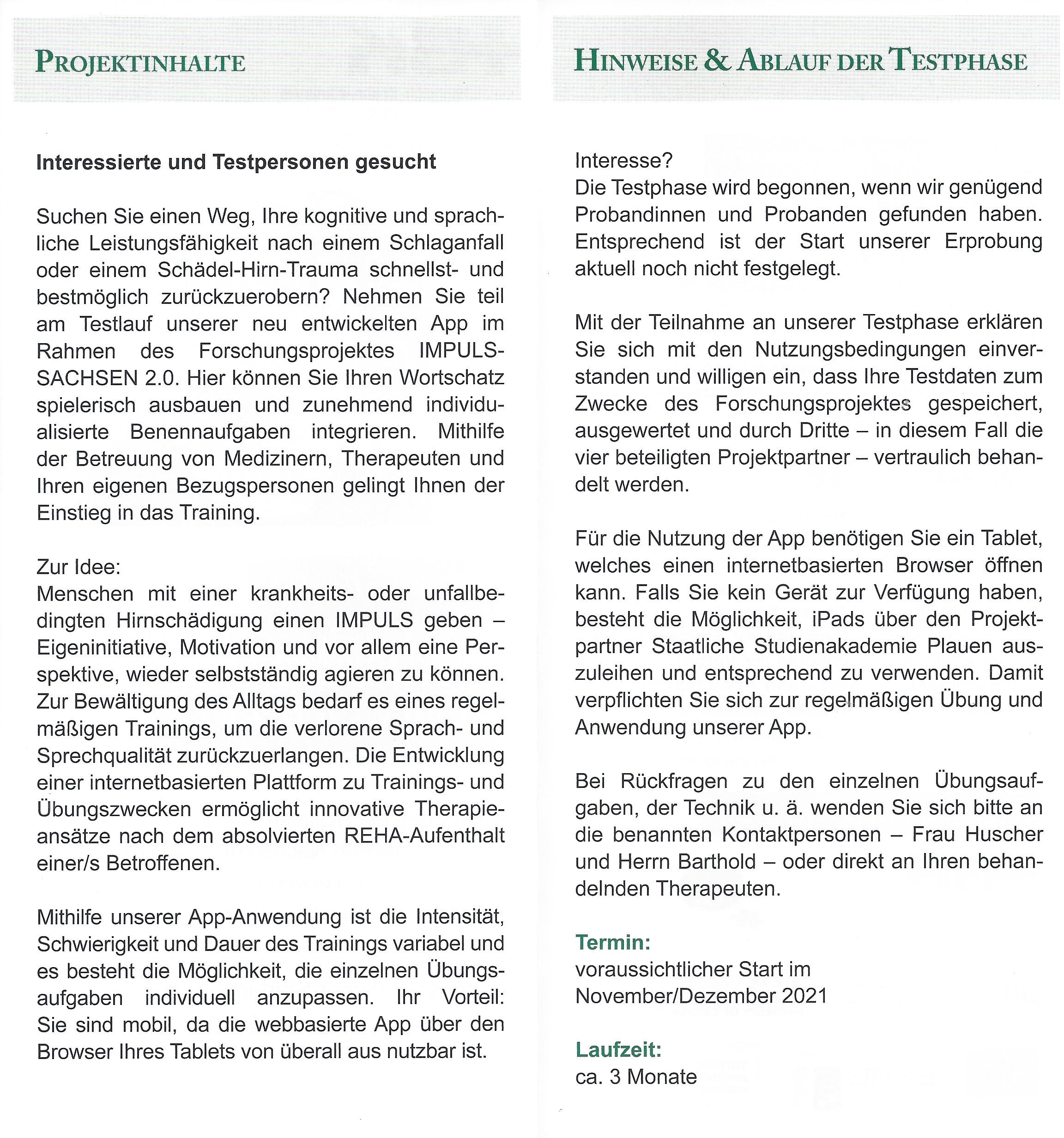 Flyer Impuls Sachsen 2.0 Seite 2