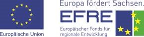 Logo Europäische Union Europa fördert Sachsen